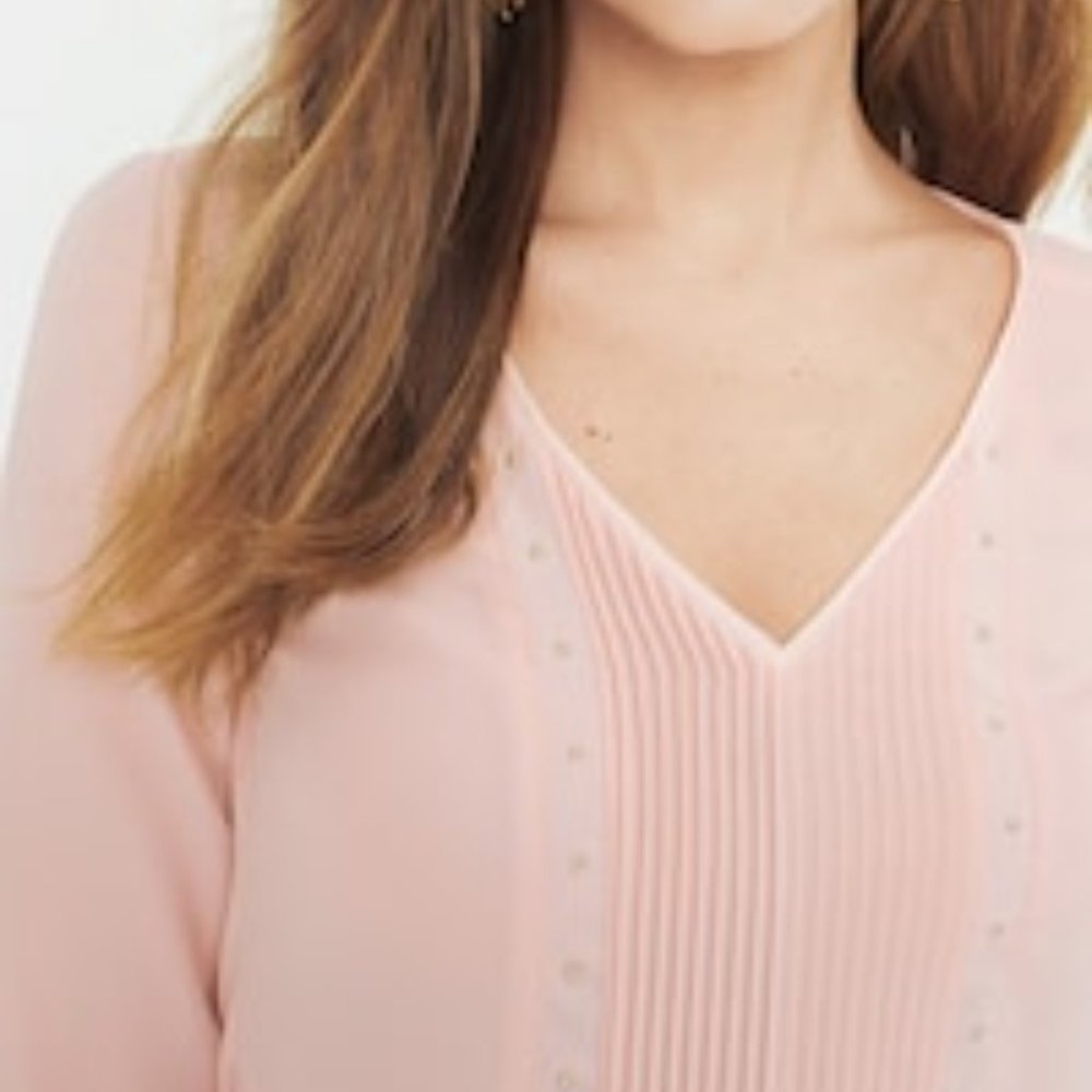 WHBM Stud-Detail Bliuse NWT - Picture 2 of 11